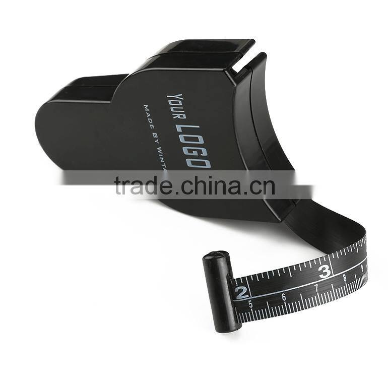 Hot Sale Cool Design Black Customized Printed Your Logo Healthy 1.5m Promotion Body Tape Measure