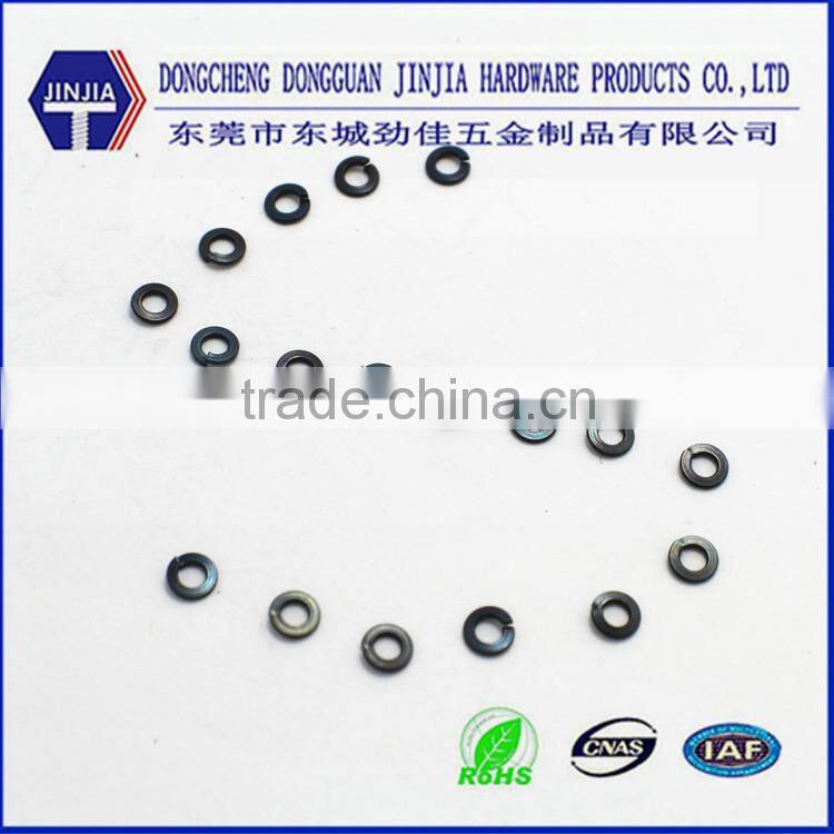 M2.3X4.3X0.7 black znic plating spring steel washer