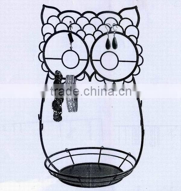 Antique decorative table ring holder metal jewelry tray