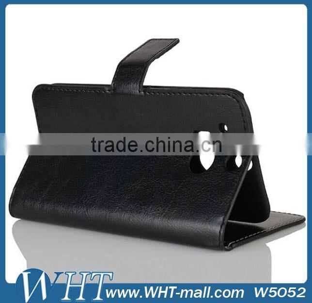 Top Selling Stand Leather Wallet Cover Case for HTC One 2 M8, for HTC One 2 M8 Case Cover