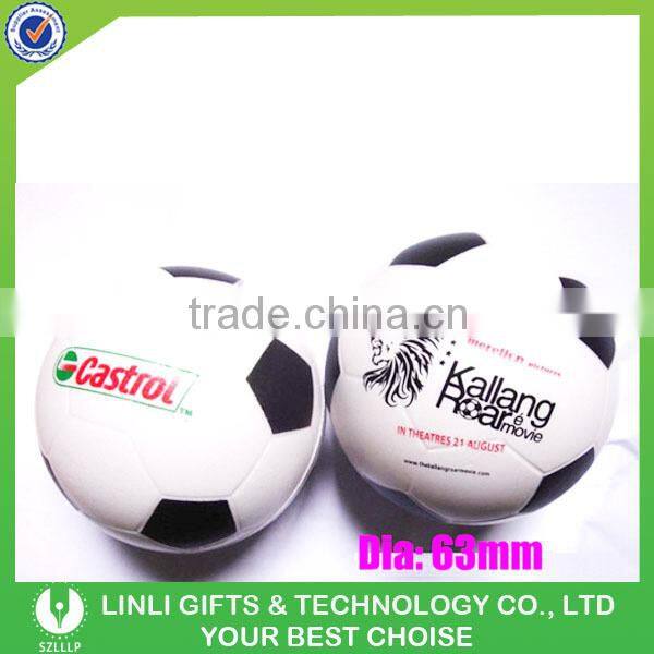 6.3cm Oem Logo Antistress PU football