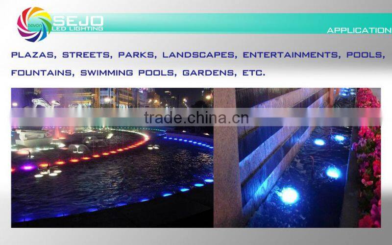LED outdoor lighting LED fountain light 304 stainless steel RGB