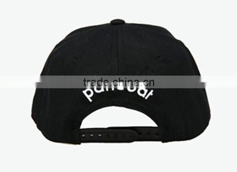 flat brim 100% cotton embroidery children hats