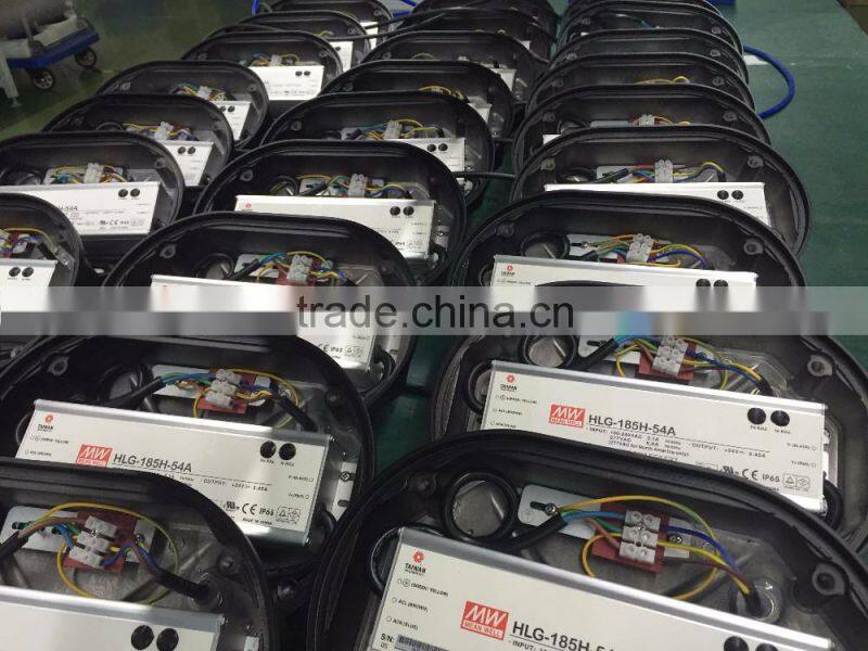 300W outdoor LED High Bay Light with IP65 Meanwell Driver Bridgelux Chip Warehouse lamps