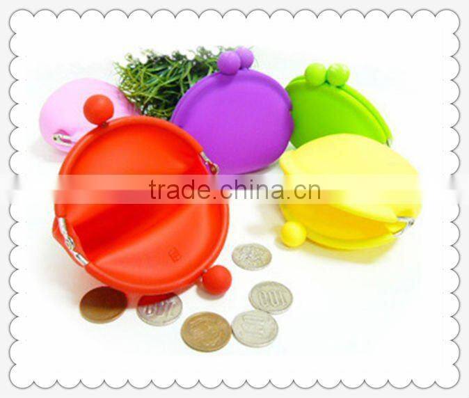 Top brand promotion silicone small custom design coin purse