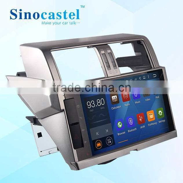 Low cost Android Quad core car stereo for Toyota Prado cars with GPS mirror link FM AM functions