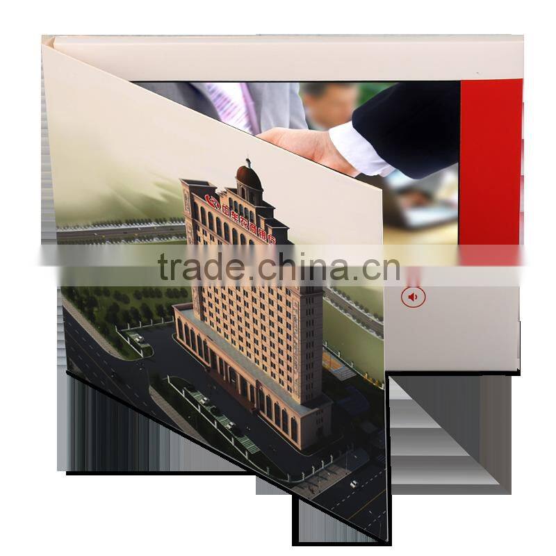 Bank theme europe lcd video player brochures for business