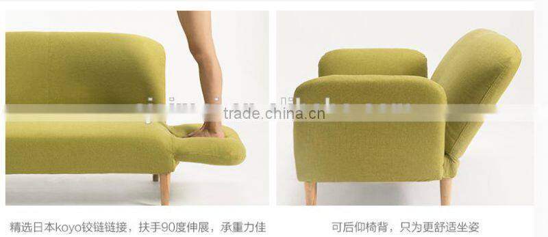 Fabric fold down sofa (sofa bed) HLM-4011