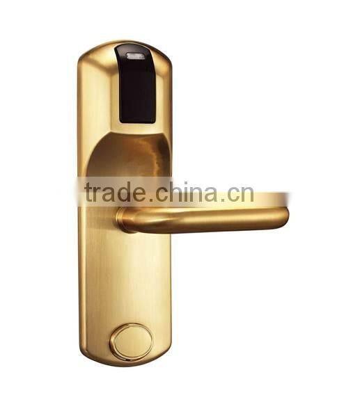RHM207 RFID smart card international standard digital Hotel door locks/electronic panel door lock bluetooth 4.0 hotel smart lock