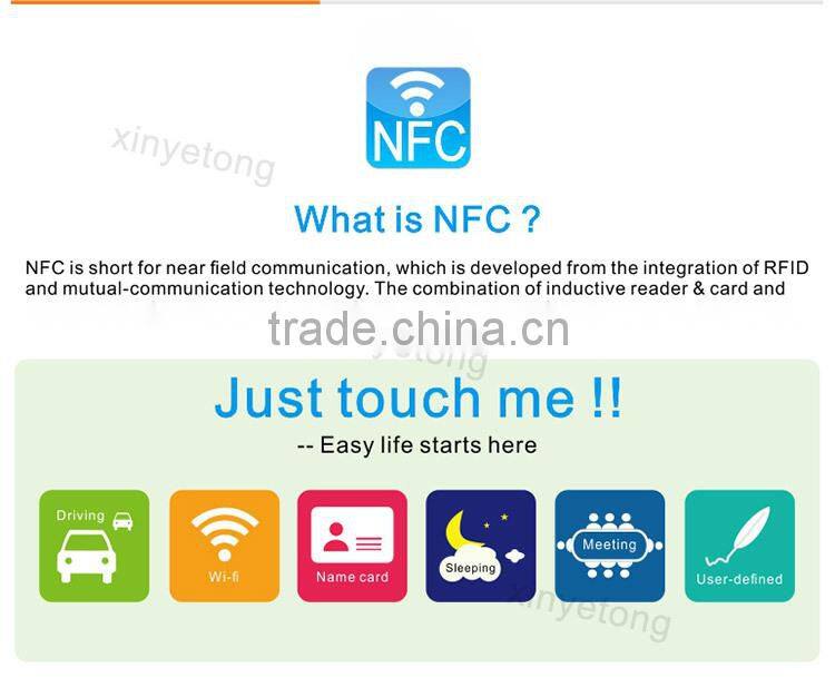 13.56m hz18mm NFC Anti Metal adhesive token tag used on metal surface