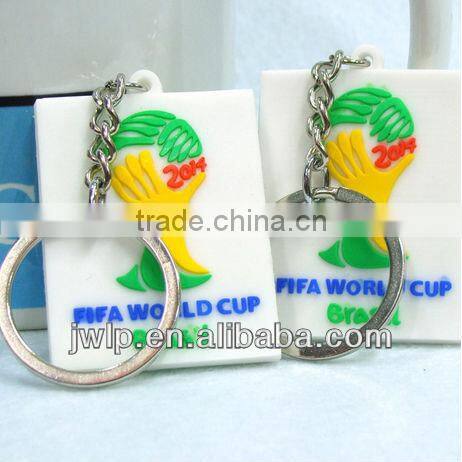 2013 christmas gift 3d xmas father pvc keychain