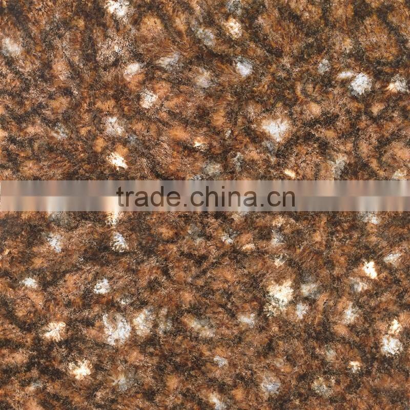 Brown shinning microcrystalline tile, 3D effect glass surface glossy luxury glazed floor tiles