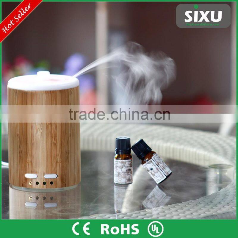 Bamboo room scent aroma system air freshener ultrasonic aroma mist diffuser