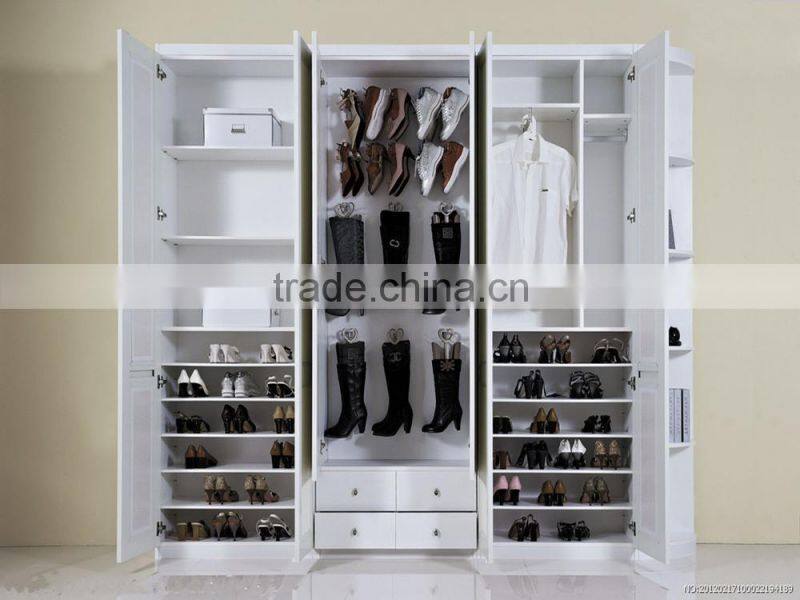 melamine laminated shoe cabinet rack for sale