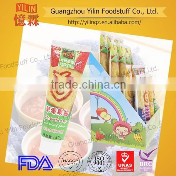 2015 promotional cheap 80g bulk strawberry jam companies