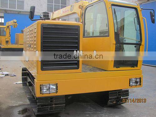 internal line up clamp associated with crawling crane