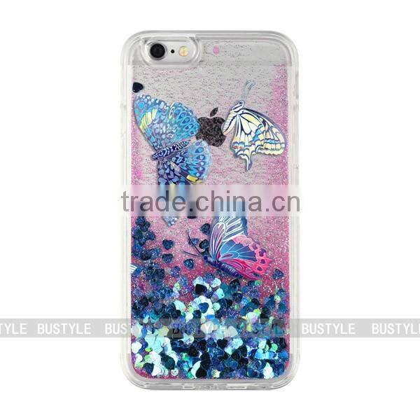 case for phone cover all TPU Transparent Liquid Mobile Case for iPhone 6 5 Plus 5.5 inch Phone Cover for LG for samsung S7 J7