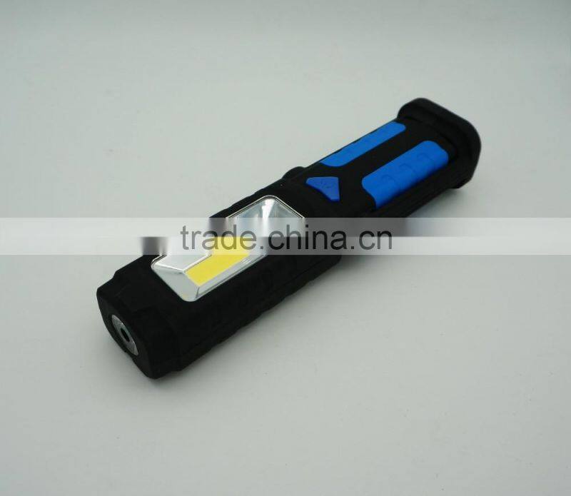 Powerful Magnetic 1W + 3W portable COB Tool Light With Hook And Magnet