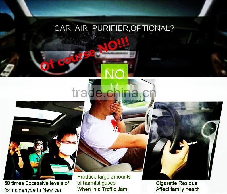 new voice broadcast function car air purifier