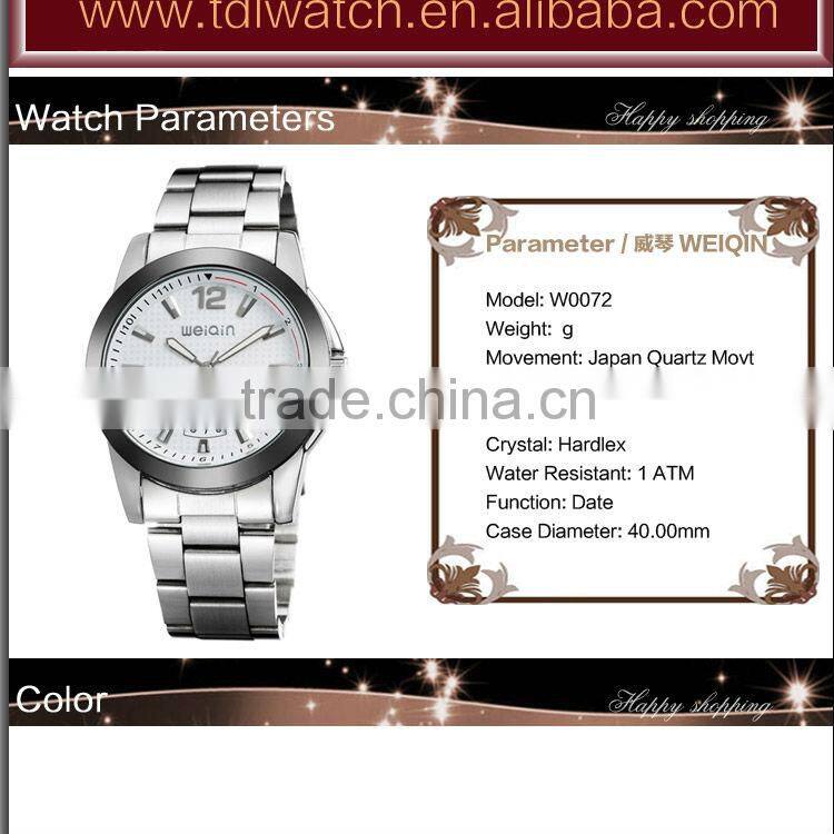 2014 New Arrival 3atm Water Resistant Stainless Steel Watch