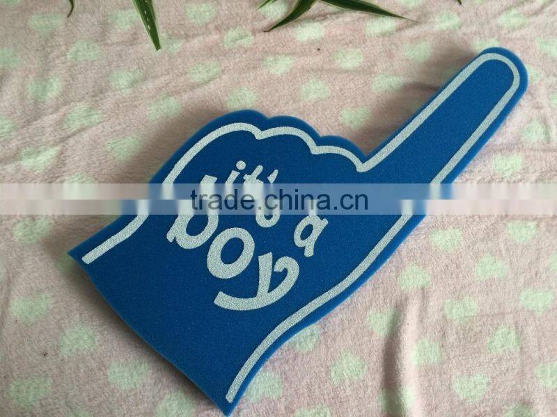 printed foam game palm sponge finger cheering hands for game cheering LS-F-021-A