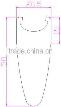 700C 50mm Clincher Carbon Road Bike Rim OEM, 50mm carbon rim, chinese factory cheap complete 50mm clincher wheels