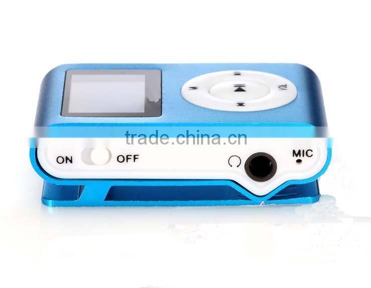 Wholesale 1.1inch LCD Screen Clip Mp3 Player With FM Function