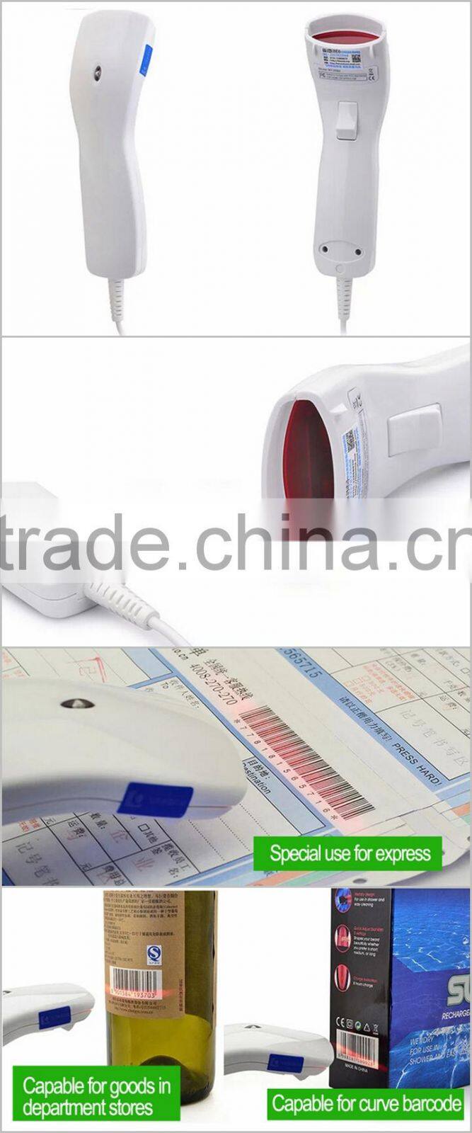 Factory Price CCD Barcode Reader IPBS027