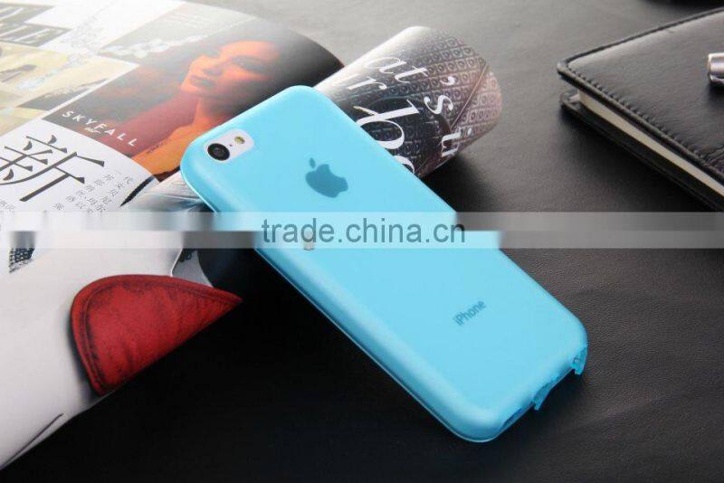 Fashionable Candy Colors TPU Soft Back Cover For Iphone 5c
