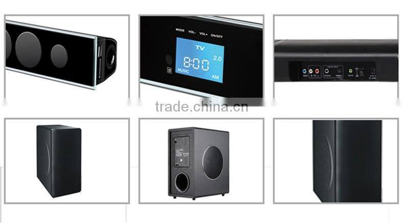TV 2.1CH SLIMLINE POWERED HOME THEATER SOUNDBAR SPEAKER