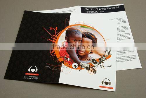 high quality colorful printing leaflet and flyers printing