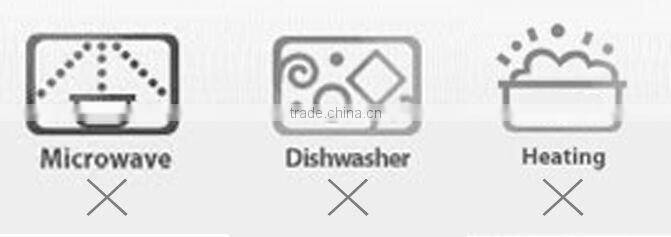 Sprayed Colored Glass Apple Shaped Bowl Mixing Glass Bowl Set