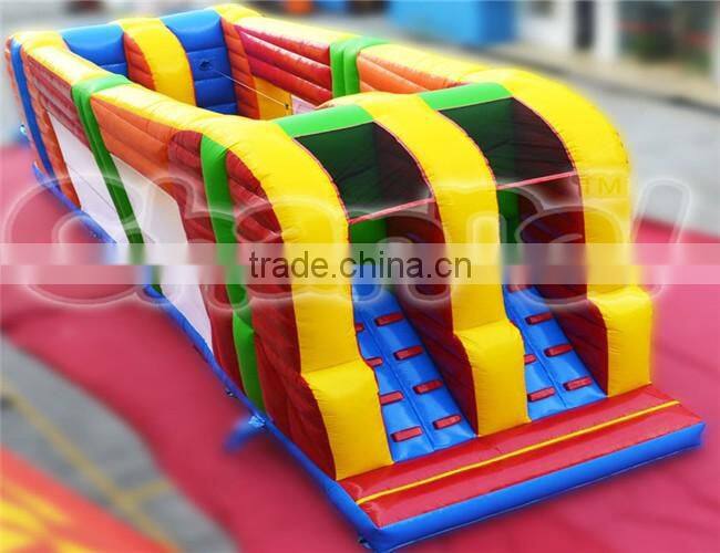 2016 new arrival adult inflatable Z-RIDER obstacle course equipment for sale