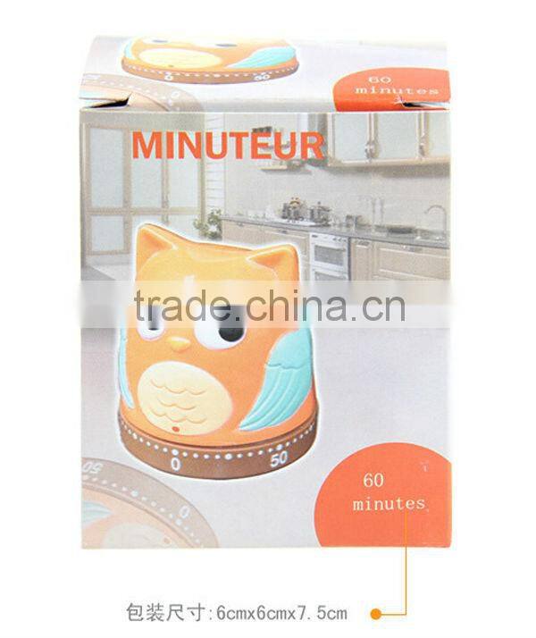 Owl design No battery Mechanical Kitchen Countdown Timer