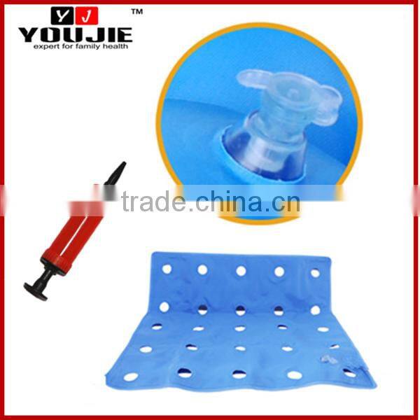 Factory supplier nylon PVC inflatable waterproof seat cushion with pump