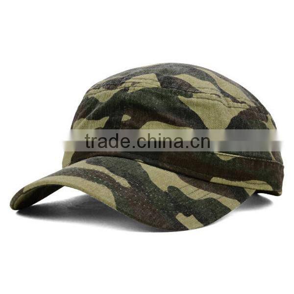 Fast lead time 100%cotton camo military uniform cap