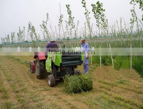 farm used baler machine for grass hay straw stalk