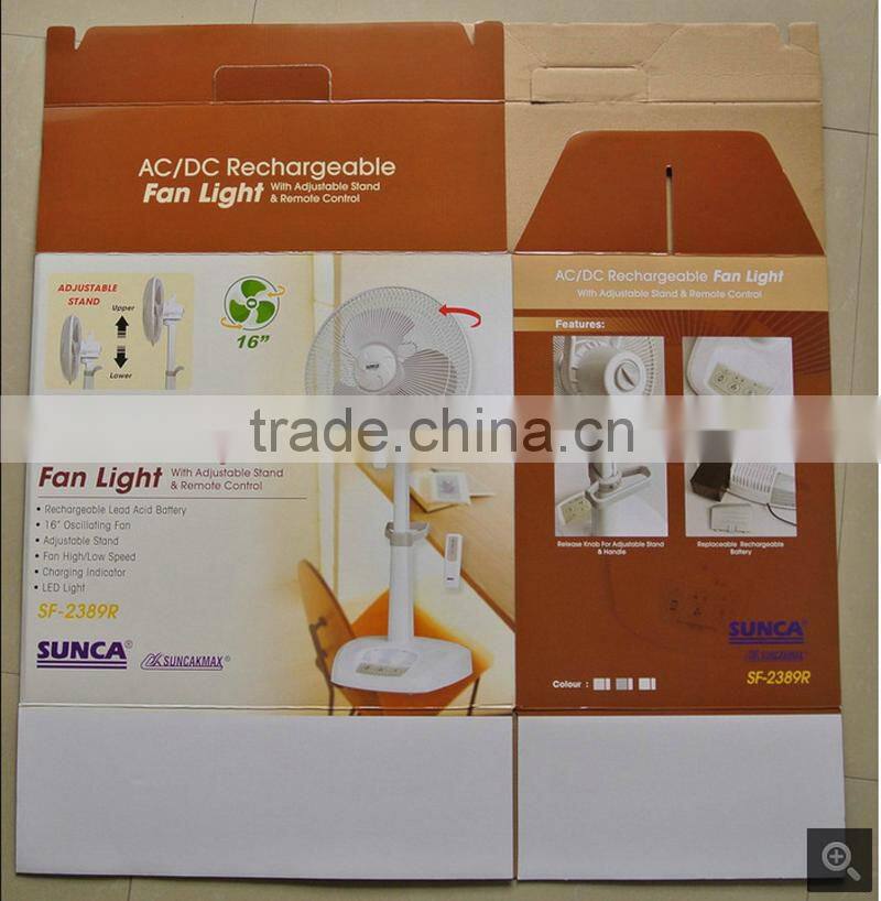 Water heater paper packing box