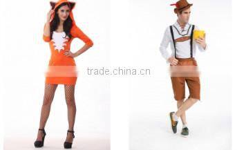 2015 adult papa mascot costumes woman sex hot leather police costume