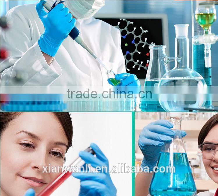 FDA Standards Blue powdered Nitrile Gloves