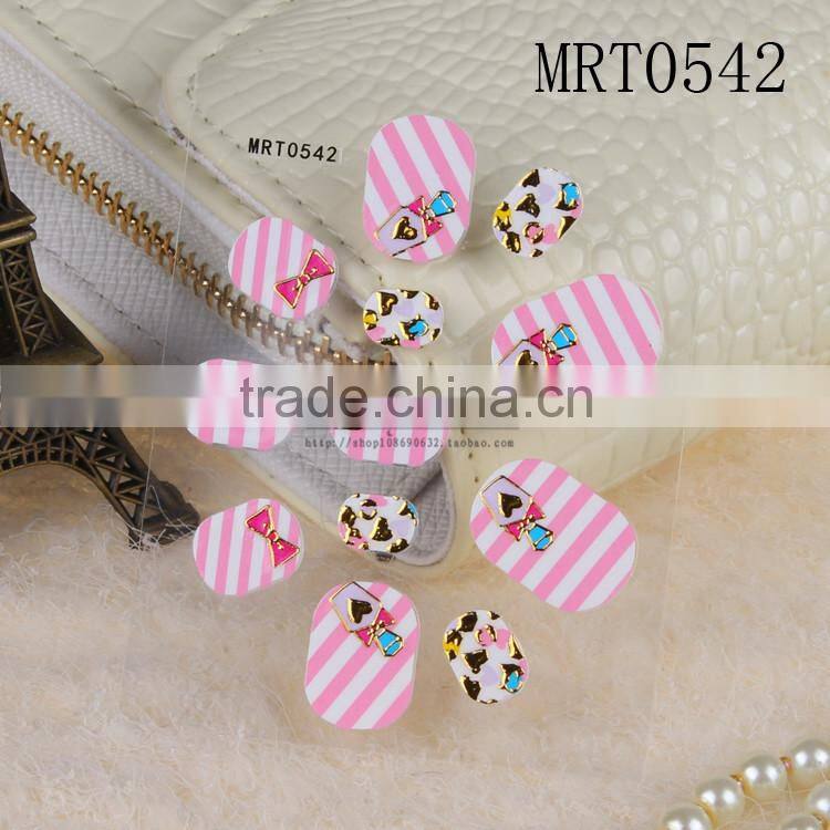 cute custom temporary kids nail tattoo sticker