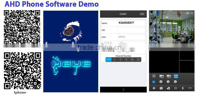 HD Coaxial AHD camera bullet with Micphone 1MP HD cctv camera with sound 960P hd ahd Camera
