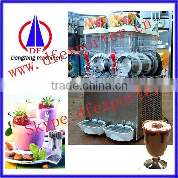 2015 newest two tank commercial ice slush machine , ice slush machine for sale