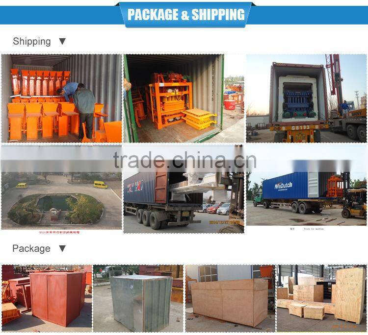 Vibration Molding QMY4-45 low energy cost high output egg layer block machine