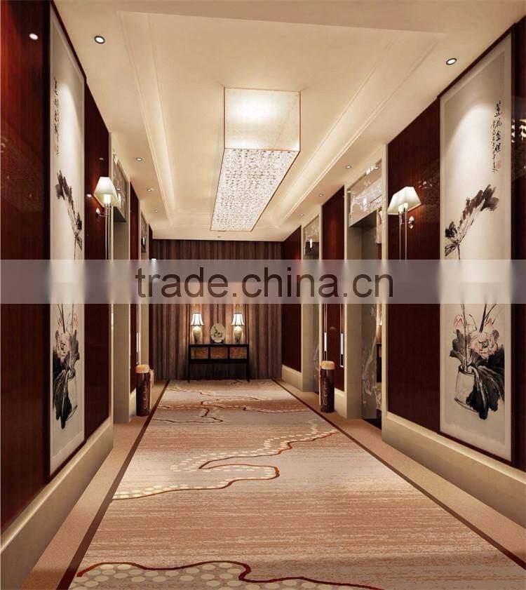 Luxury 5 Star Hotel Corridor Wilton Carpet