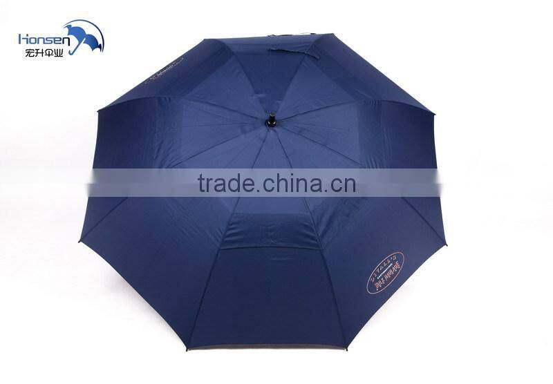 24 Inch 24K Dark Navy Blue Plain Straight Nulti Color Umbrella with hook handle