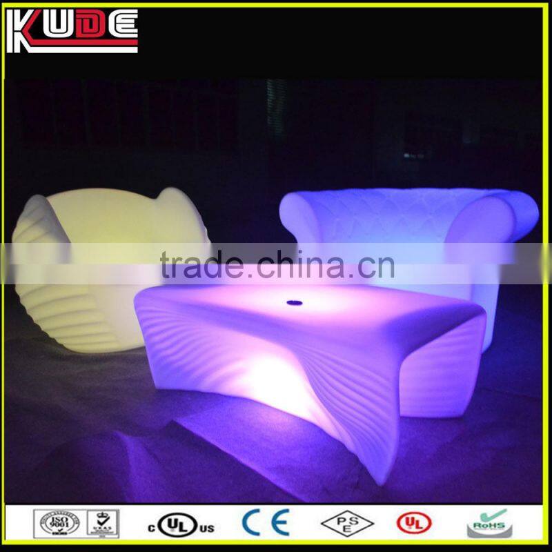 Event used illuminated LED circle bar counter with remote control colorful