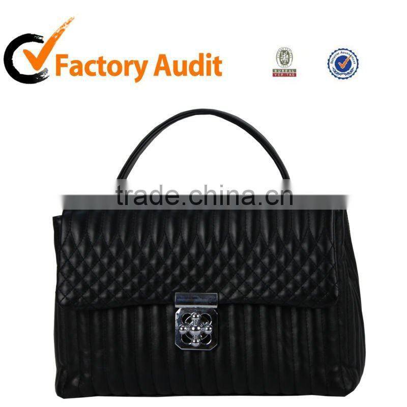 Simple Metal Quilting PU Fashion Hang Bag