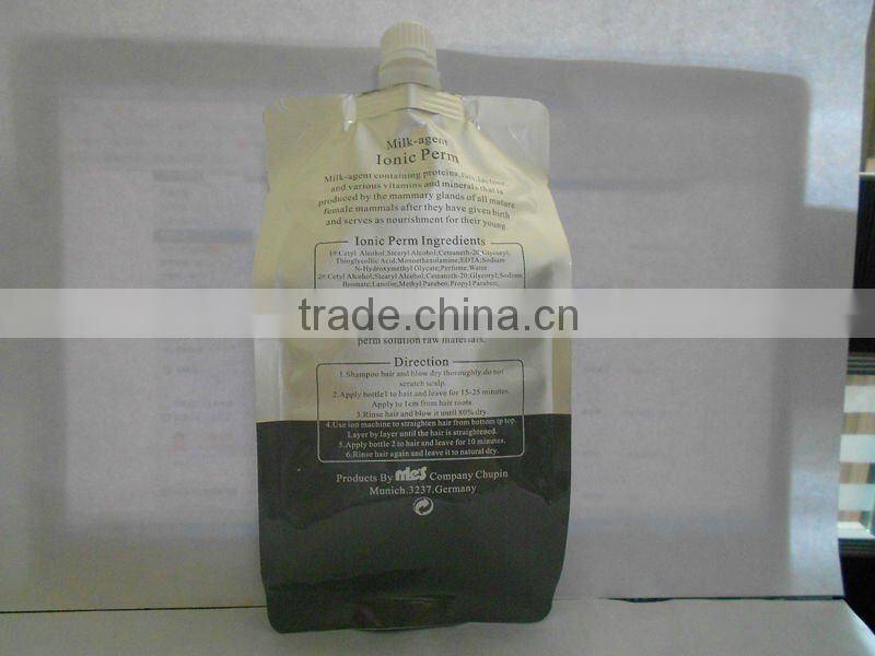 cheap shampoo sides gusset plastic bag