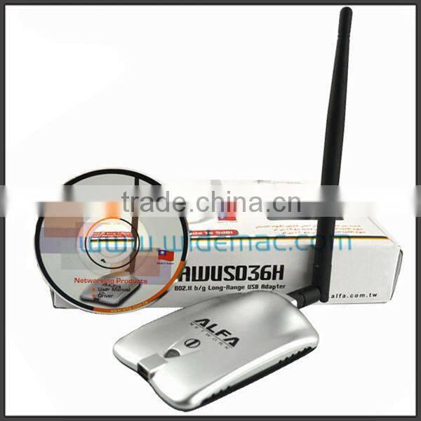 54Mbps Alfa AWUS036H high power USB alfa wireless adapter